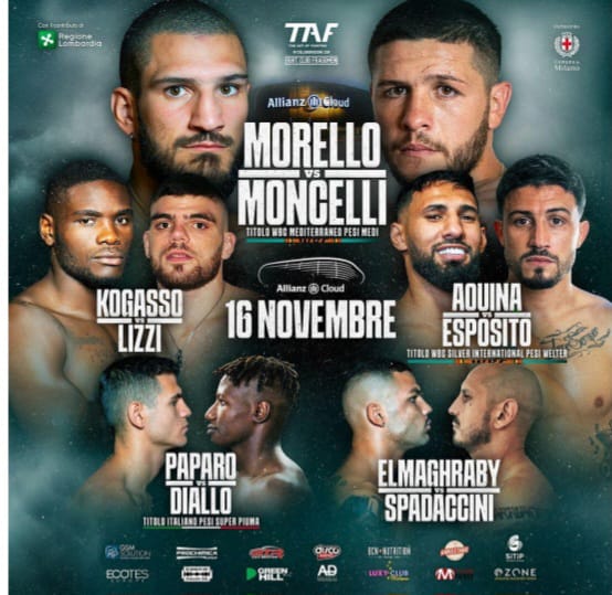 Boxe Morello vs Monicelli Milano