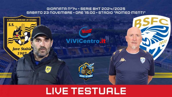 Juve Stabia - Brescia Live Testuale Serie BKT