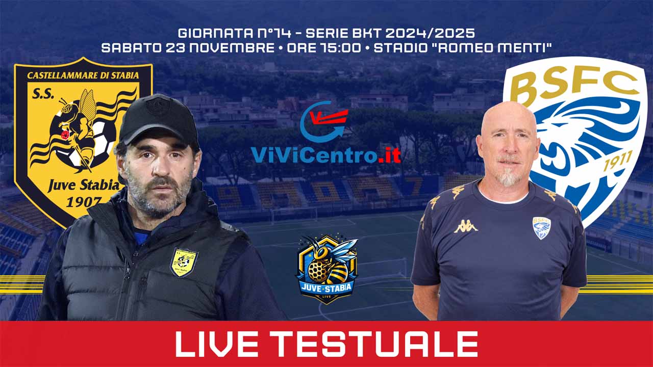 Juve Stabia - Brescia Live Testuale Serie BKT