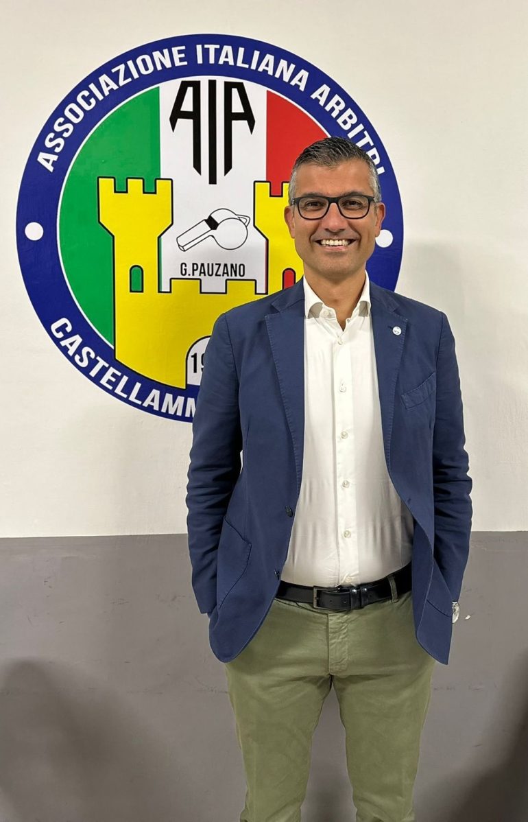 Arbitri Castellammare: secondo mandato da presidente per Giuseppe SCARICA
