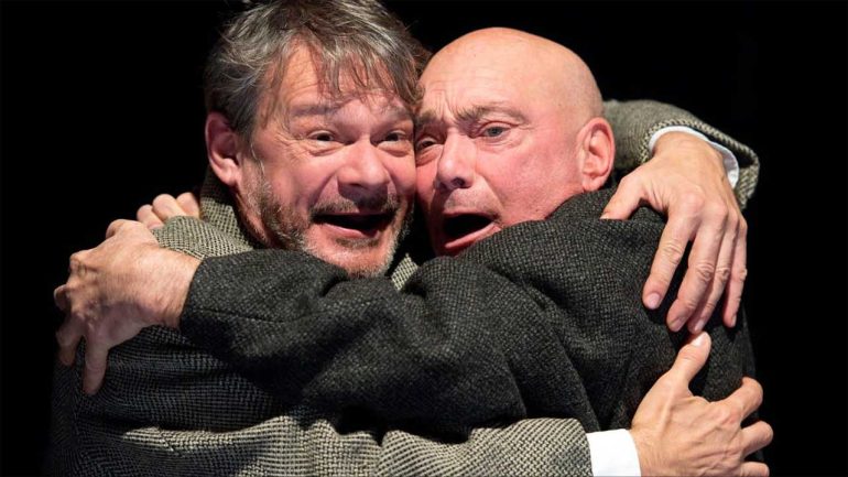 Totò e Vicé di Franco Scaldati,  con Enzo Vetrano e Stefano Randisi al Teatro Mezzadri di Brescia.