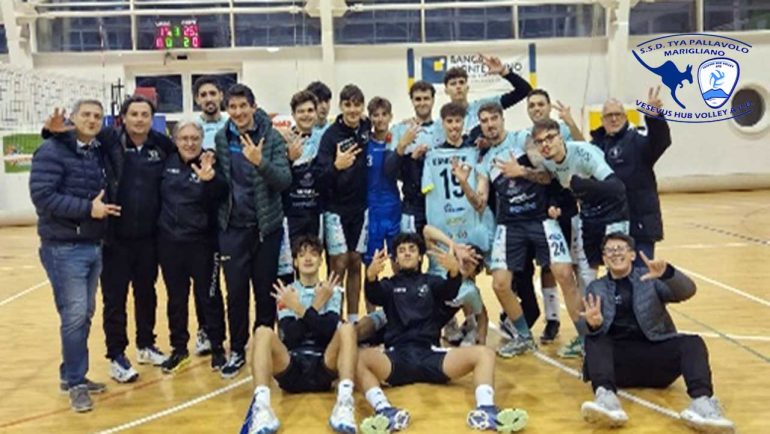 Serie C Volley Maschile: TYA-VESEVUS HUB Volley vince con il Valdiano Volley. Battuta la prima in classifica