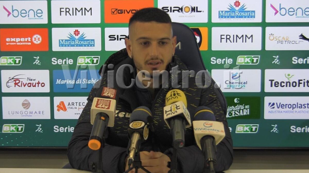 Juve Stabia – Frosinone, Partipilo: Pareggio? Risultato giusto. Soddisfatti del punto ma vogliamo di più