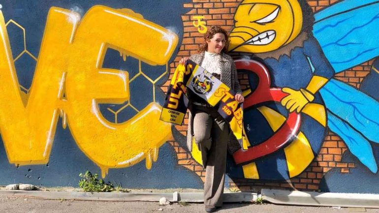 Juve Stabia, La Vespa Rosa Katia Donnarumma: “L’emozione gialloblù non ha voce”