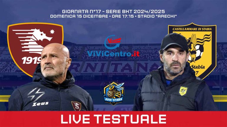 Salernitana – Juve Stabia 1-2 RISULTATO FINALE