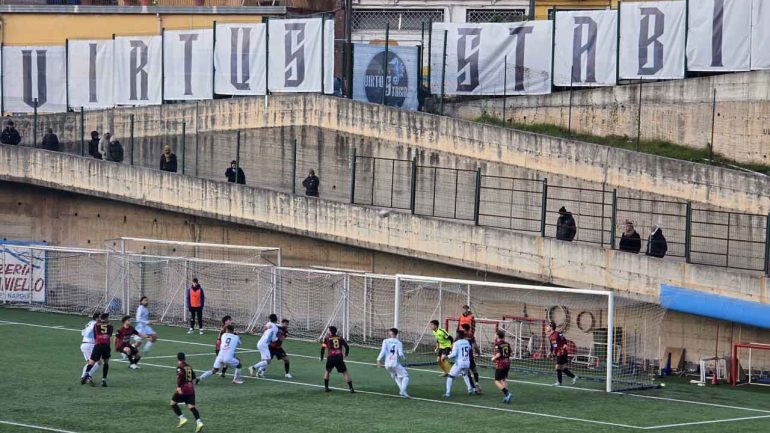Virtus Stabia e Buccino Volcei si dividono la posta in palio in un match all’insegna della solidarietà