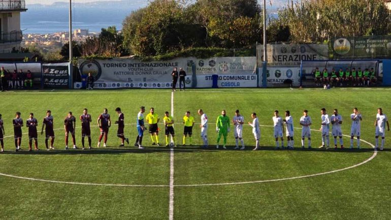 La Virtus Stabia batte il Calpazio (2-0): Lettieri ed Evacuo firmano la vittoria