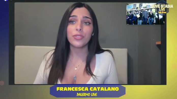 Francesca Catalano Palermo Live Juve Stabia Live Talk Show