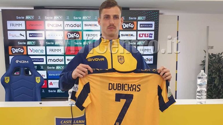 Juve Stabia, Dubickas: Darò il massimo per il club. Contento di essere qui, conoscevo già molti calciatori