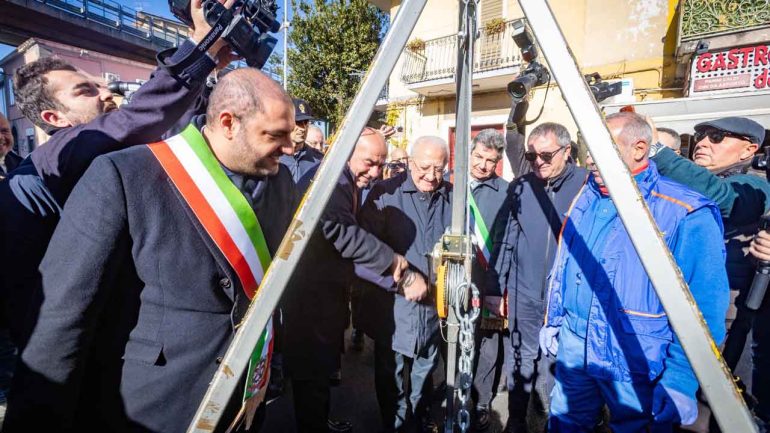 Gragnano: Svolta ambientale, completato il collettore fognario. Collettati i reflui di 27.540 abitanti