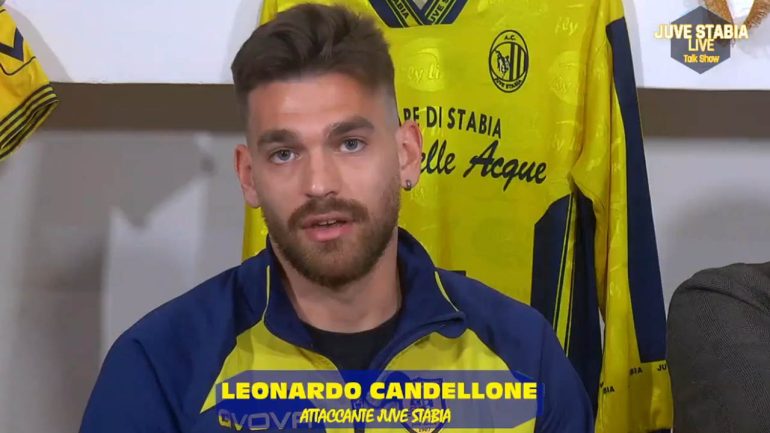 Juve Stabia, Leonardo Candellone: Un pilastro per l’attacco al servizio anche di mister Abate