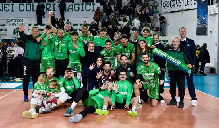 La Folgore Massa Romeo Sorrento vince la Coppa Italia Volley Maschile serie A3. Campania sul tetto d’Italia