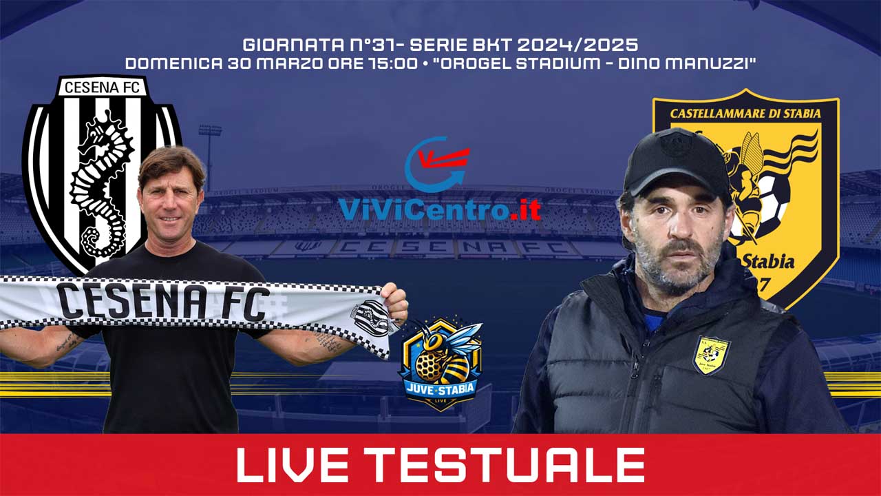 Cesena - Juve Stabia Live Testuale