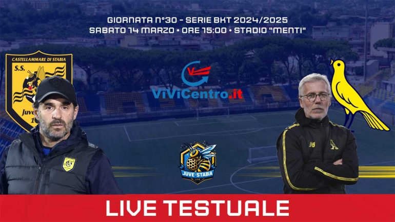 Juve Stabia – Modena: FINALE 2-1 (10′,64′ Candellone, 74′ Palumbo (r))