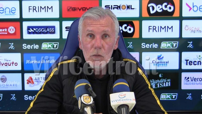 Juve Stabia – Modena, Mister Mandelli amareggiato a fine gara: “Oggi potevamo fare sicuramente meglio”