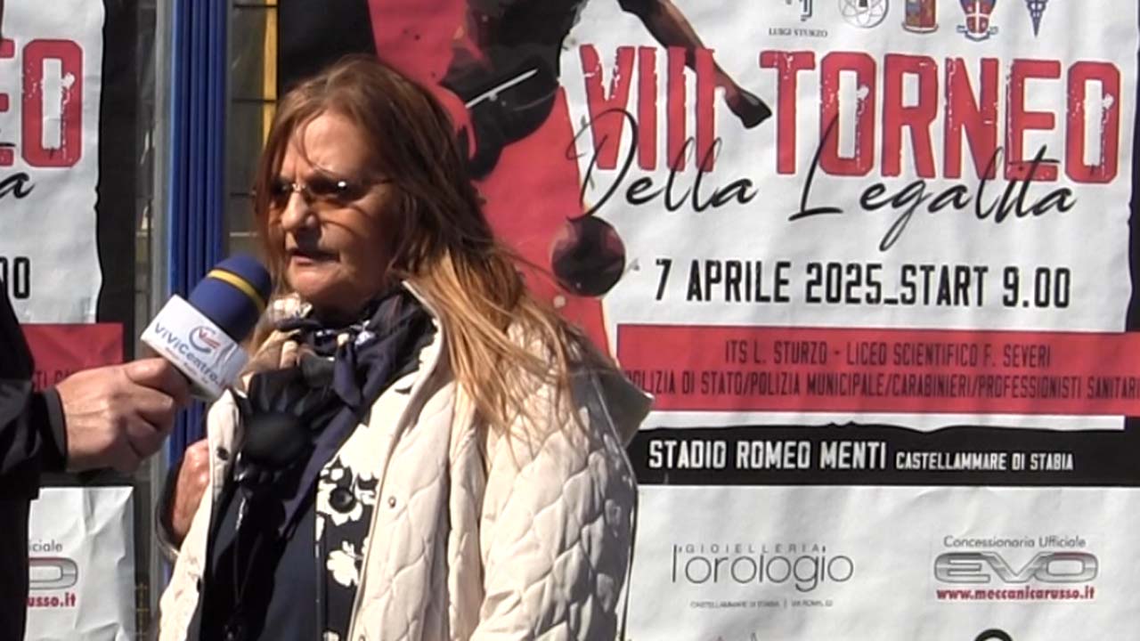 Cinzia Toricco ITS Sturzo VIII torneo Legalità