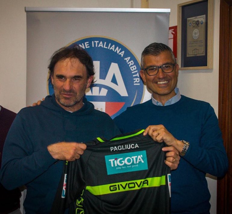 Juve Stabia, Mister Guido Pagliuca ospite nella sede AIA di Castellammare di Stabia