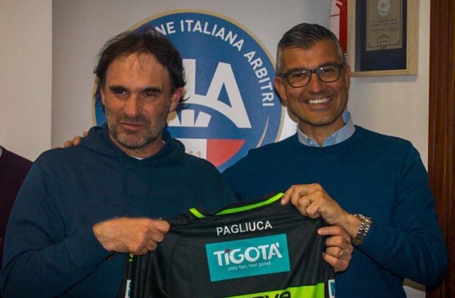 Juve Stabia, Mister Guido Pagliuca ospite nella sede AIA di Castellammare di Stabia