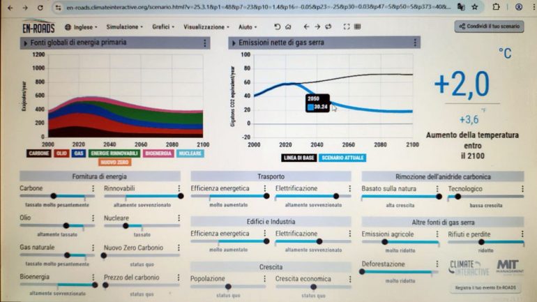 Una Tecnologia per l’Ambiente: Il simulatore Climatico En-ROADS e la Leadership sul Clima