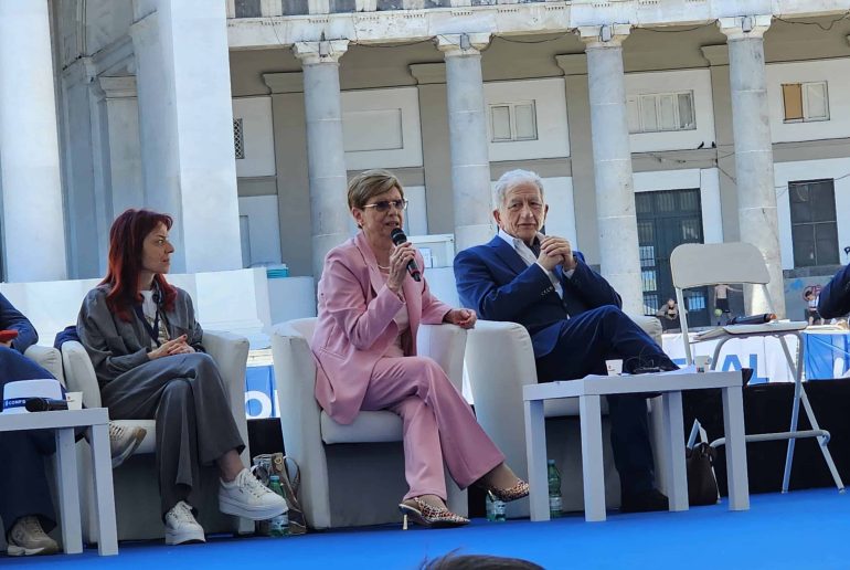 1° maggio 2025. Piazza del Plebiscito a Napoli – “Le Sfide del Lavoro” evento organizzato dalla CONFSAL