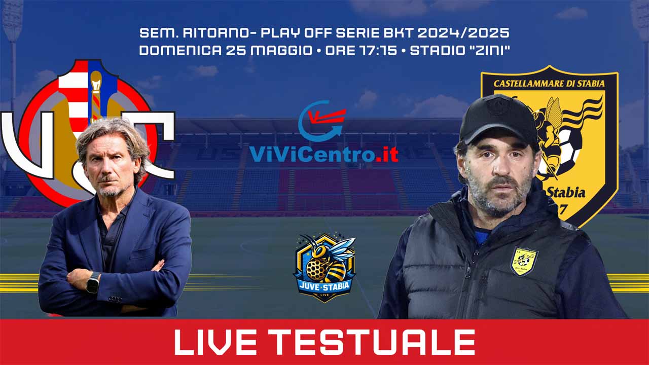 Cremonese Juve Stabia PLAY OFF Live Testuale