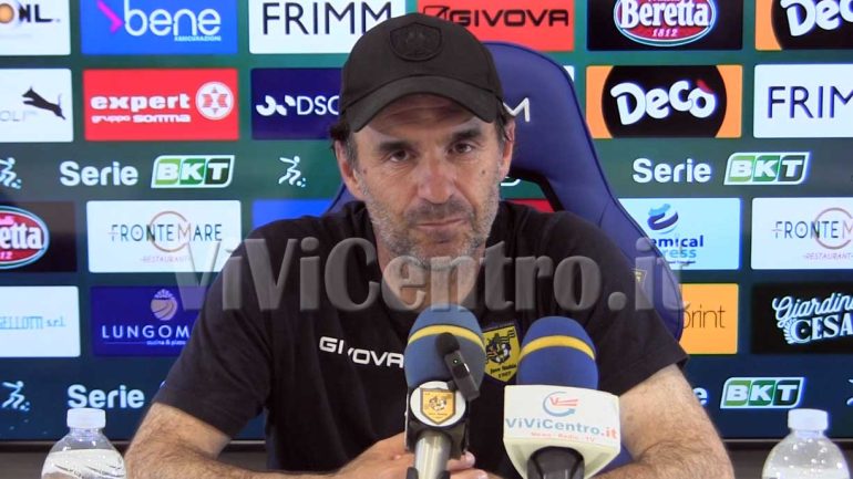 Juve Stabia – Palermo, Pagliuca: “Vittoria del gruppo. Valori morali la nostra forza, avanti con il sorriso”