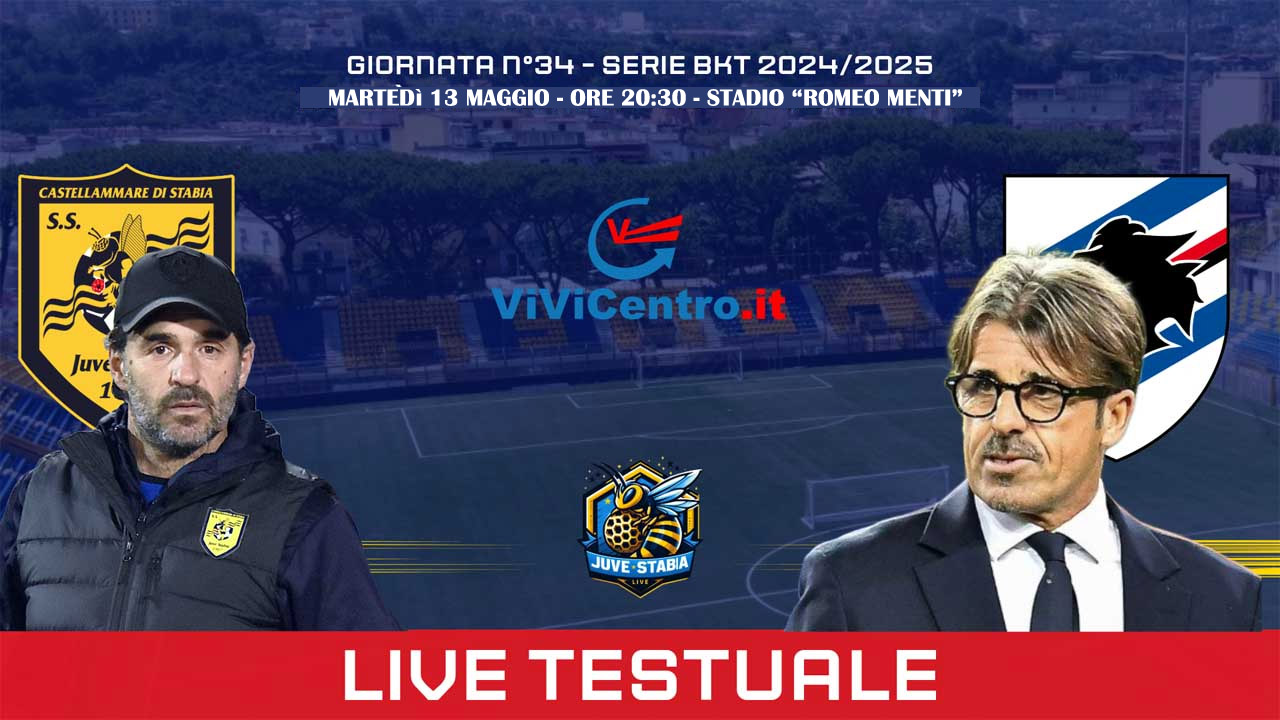 Juve Stabia - Sampdoria Live Diretta Testuale