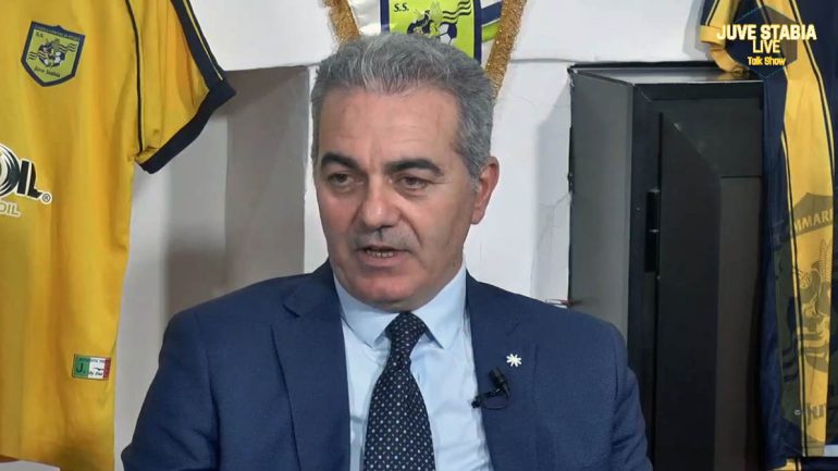 Juve Stabia, Vincenzo Ungaro: “Sogno? Serie A e Menti da 12mila posti. Sabato appuntamento con la storia”