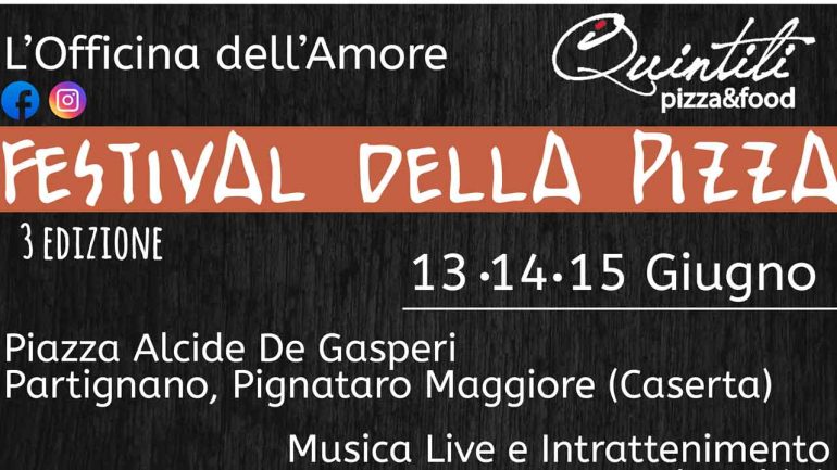 Festival della Pizza a Pignataro Maggiore: Tre Giorni di Gusto e Solidarietà per i Bambini del Santobono