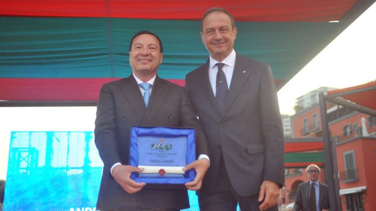 Juve Stabia, Andrea Langella premiato al Circolo Nautico Posillipo: Trionfo di Sport e di Impresa