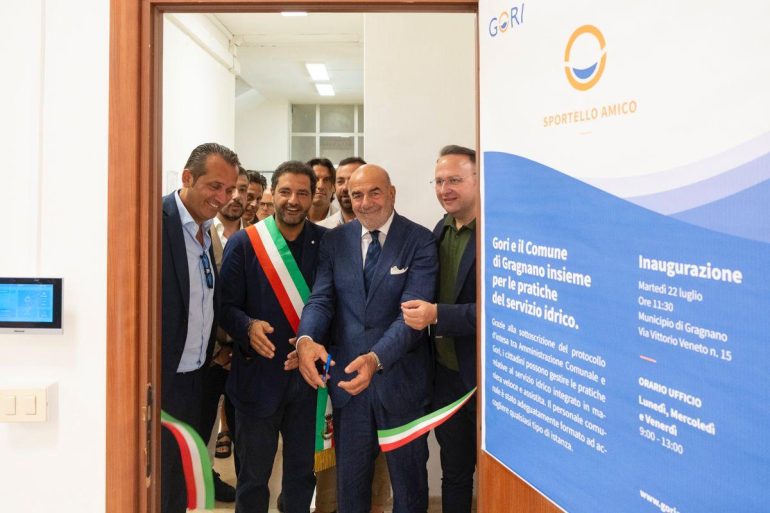 Gragnano: Inaugurato lo sportello amico Gori