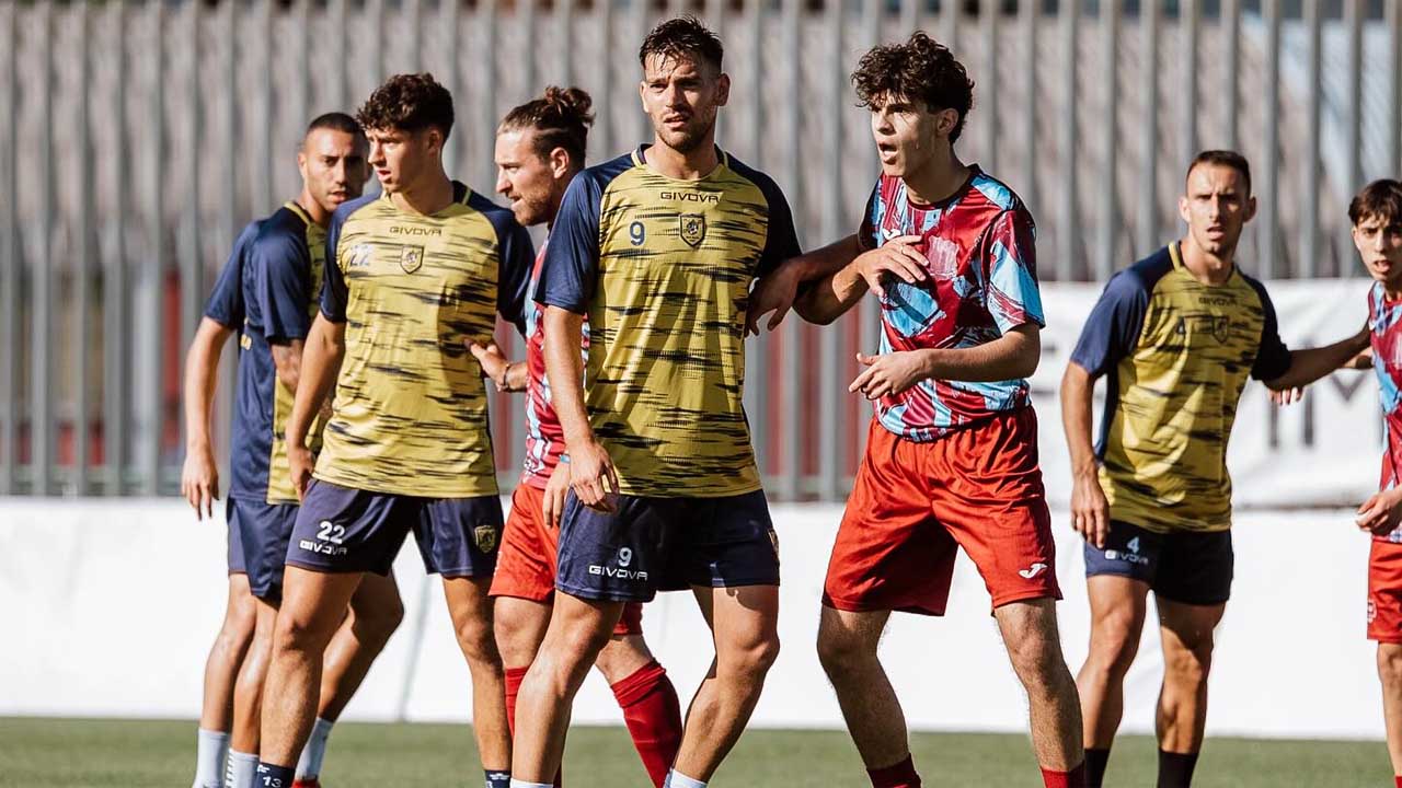 Juve Stabia Ala Fidelis Alfedena Allenamento Congiunto
