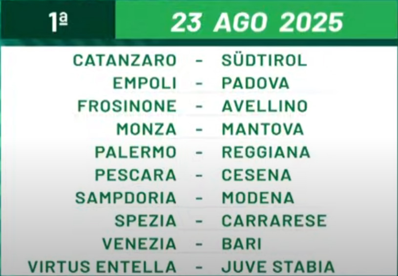 Prima Giornata Serie Bkt 2025-2026