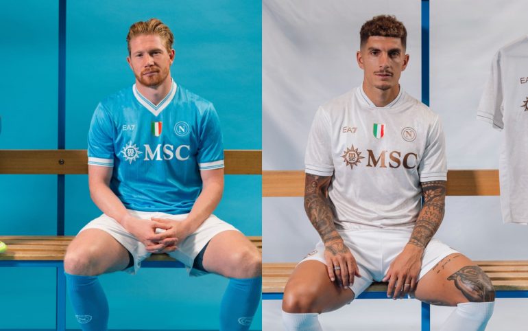 Napoli, presentate le maglie 2025/26