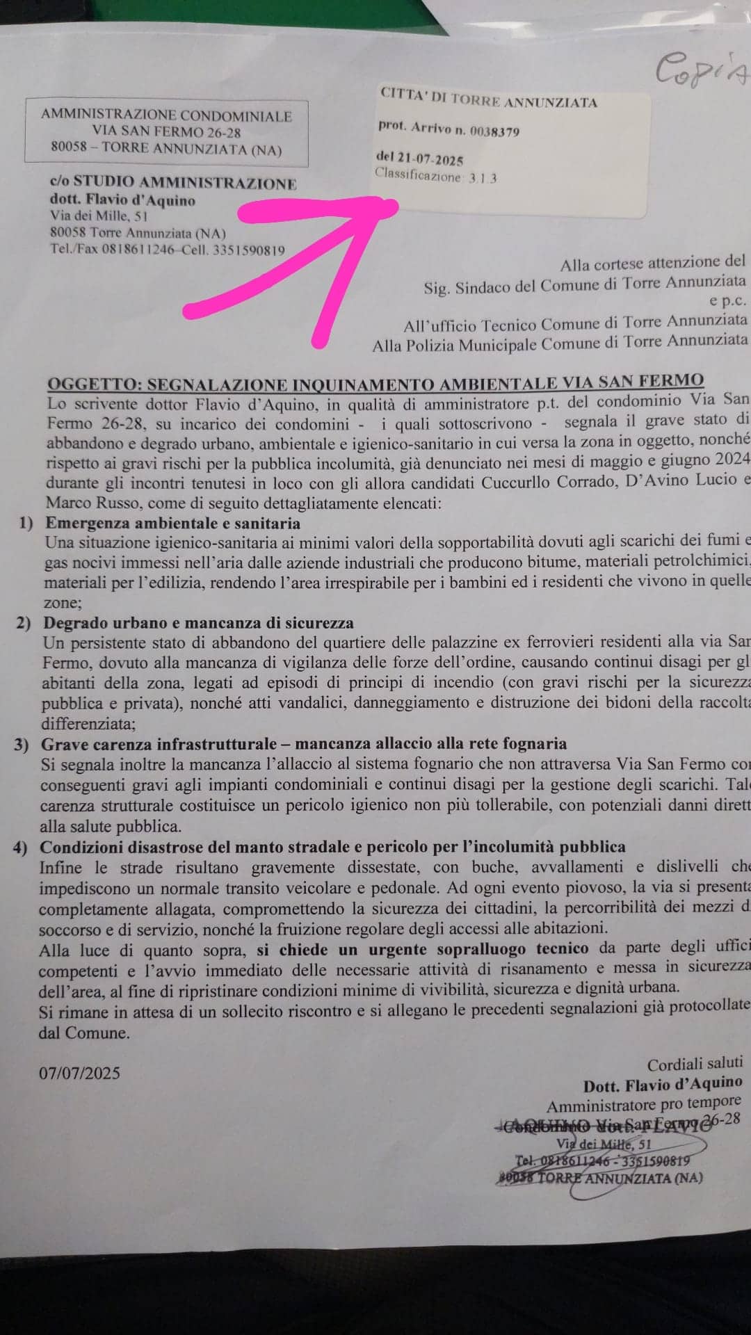 lettera dei condomini di via san fermo-min