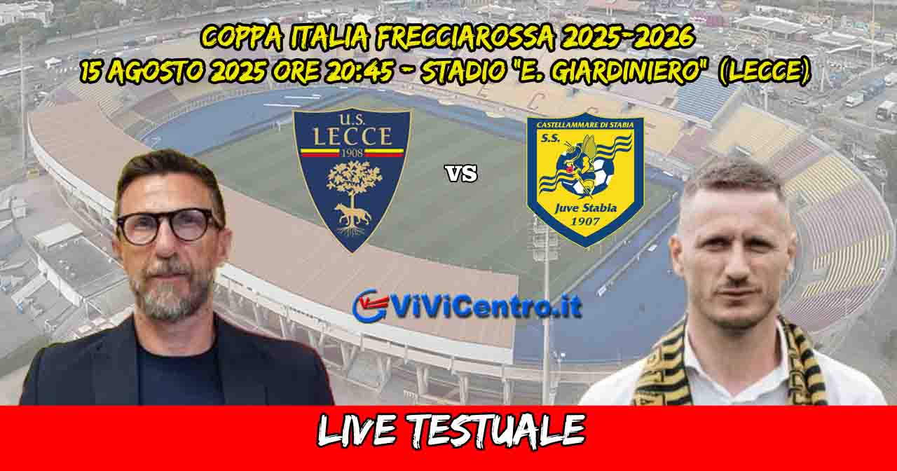 Lecce-JuveStabiaLIVE_CoppaItalia