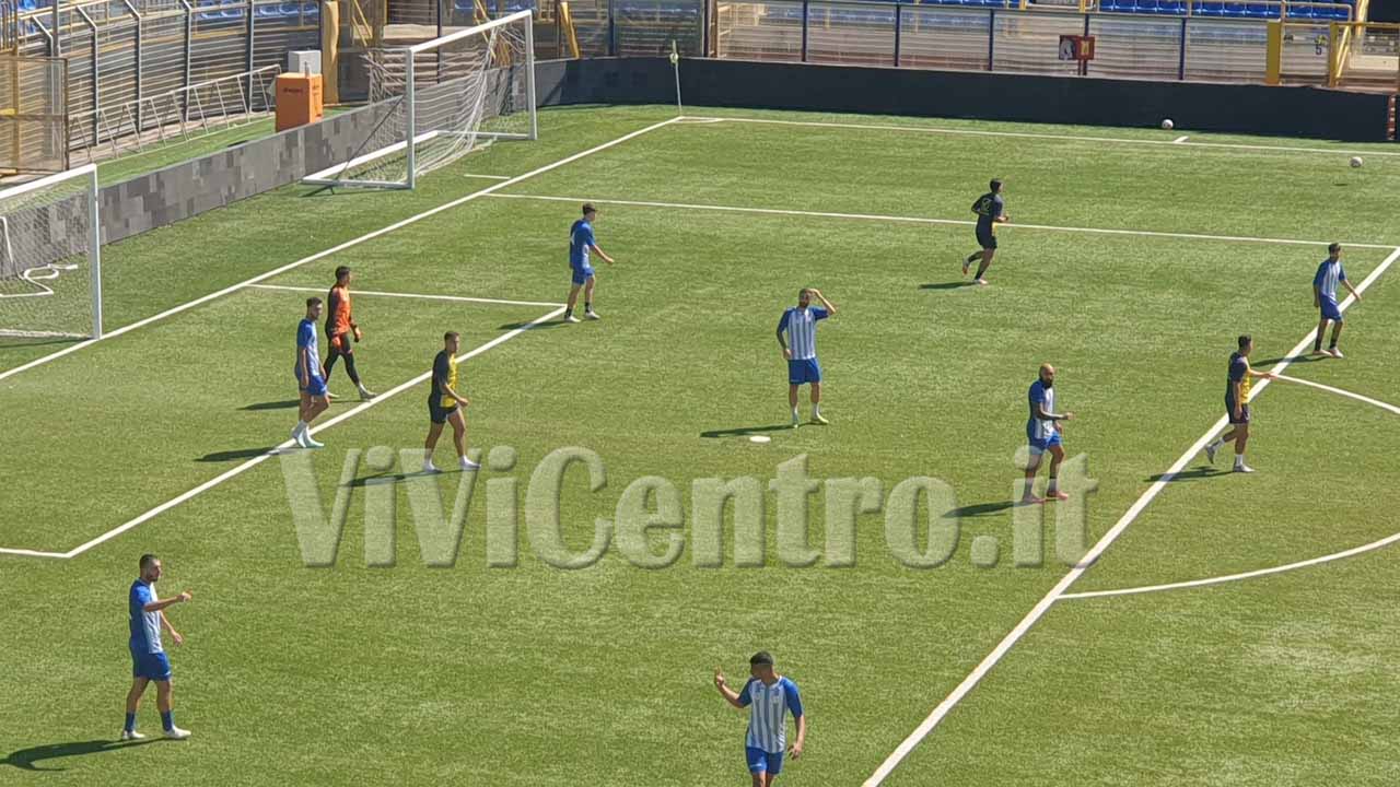 allenamento congiunto Juve Stabia - Equipe Campania