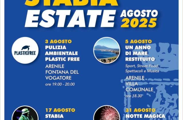 Stabia Estate 2025: A Castellammare di Stabia Un Agosto di Musica e Spettacoli Gratuiti per Celebrare il Mare
