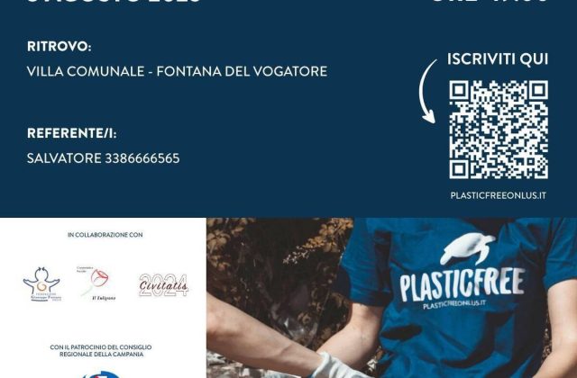 Castellammare di Stabia si mobilita per un mare senza plastica: il 3 agosto l’evento “Plastic Free”