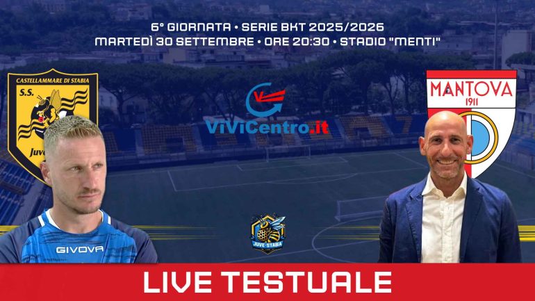 Juve Stabia – Mantova: 2-1 (5′ Ruggero 20′ Candellone 94′ Mancus0)