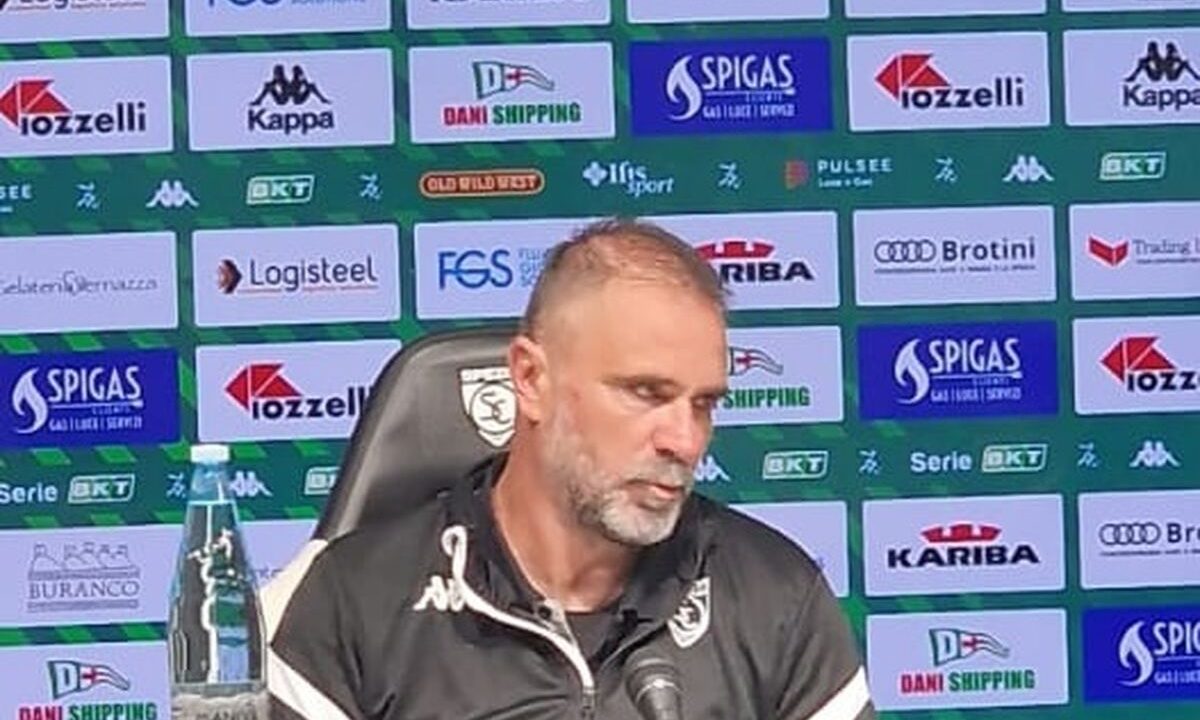 Spezia – Juve Stabia (1-3), D’Angelo non cerca scuse: “Sconfitta meritata, la responsabilità è solo mia”