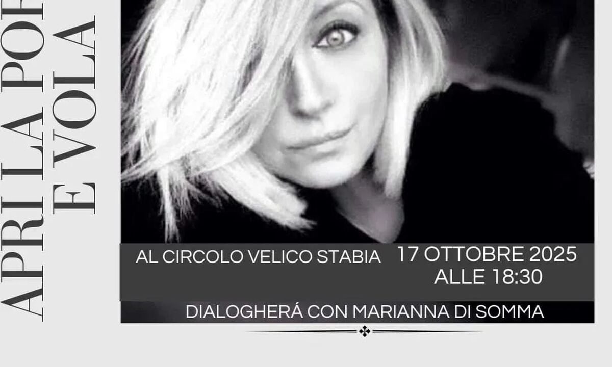 Al Circolo Velico Castellammare di Stabia l’Autrice Dora Esposito Presenta il Suo Libro: Apri la porta e vola