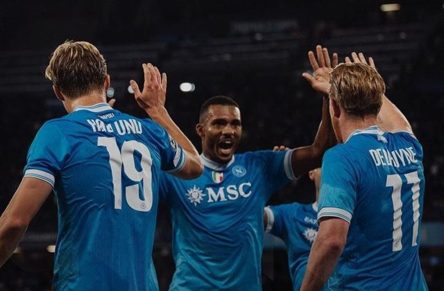 Napoli, prima vittoria in Champions League: 2-1 allo Sporting