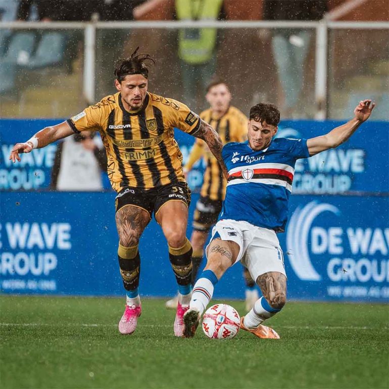 Sampdoria – Juve Stabia (1-0): Ancora un rigore contro, ed in trasferta, condanna le Vespe alla sconfitta