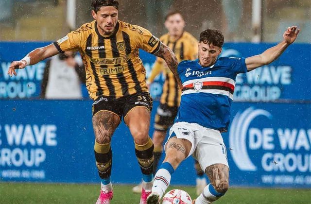 Juve Stabia, emergenza indisponibili ma missione compiuta in Irpinia. Con la Sampdoria sarà un nuovo test