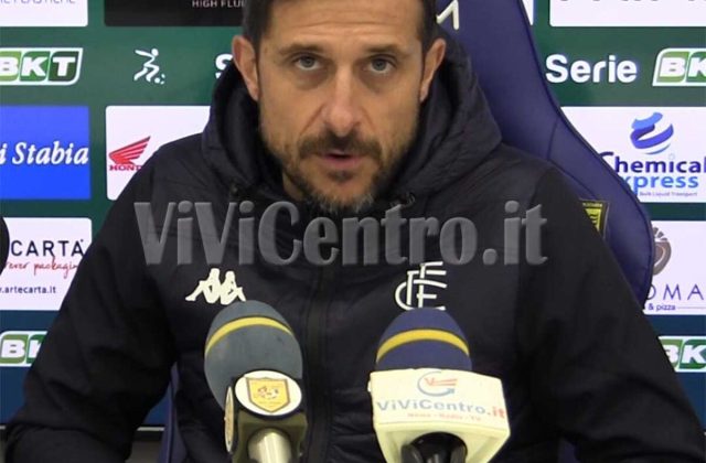 Juve Stabia – Empoli (2-0), Dionisi: “Hanno meritato la vittoria, noi siamo ancora in fase di ricostruzione”