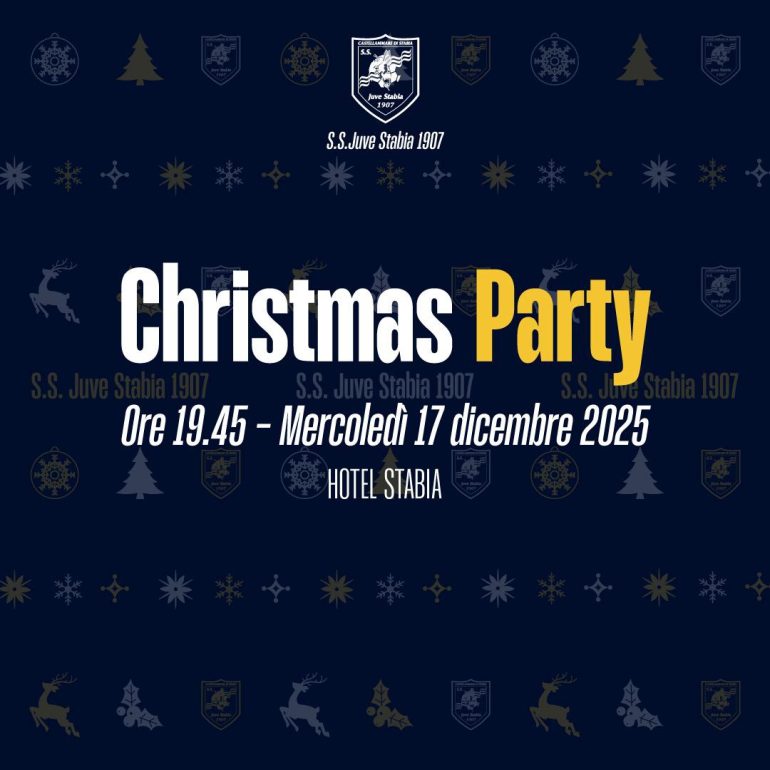 Natale in Gialloblù: La Juve Stabia si ritrova all’Hotel Stabia per il brindisi delle feste