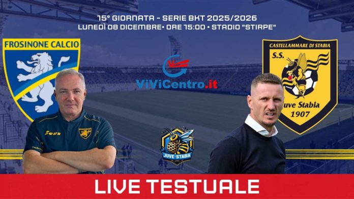 Frosinone - Juve Stabia Live Testuale