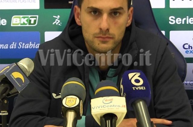Juve Stabia – Pescara (2-2), Sgarbi: Anche oggi ci ha detto male, ma lotteremo fino alla fine per la salvezza