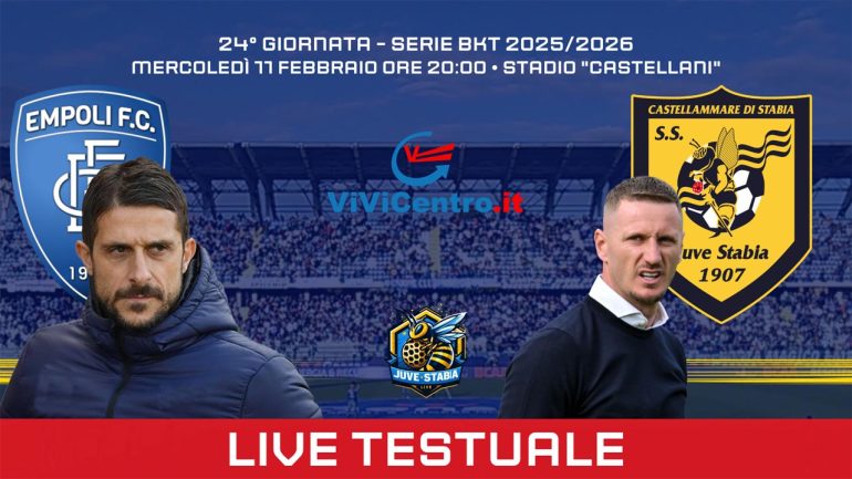 Empoli – Juve Stabia: 1-2 (11′ Lovato 57′ Leone 64′ Carissoni)